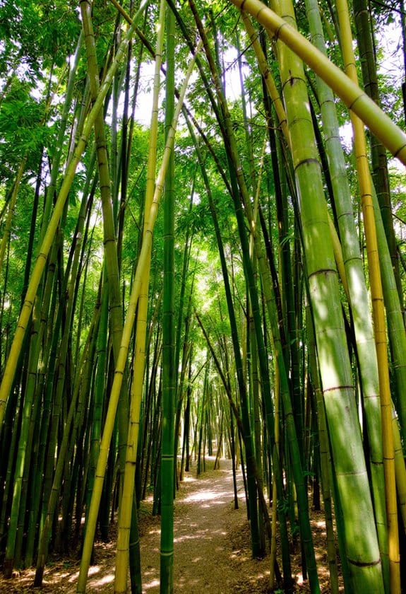 selecting outdoor bamboo trees