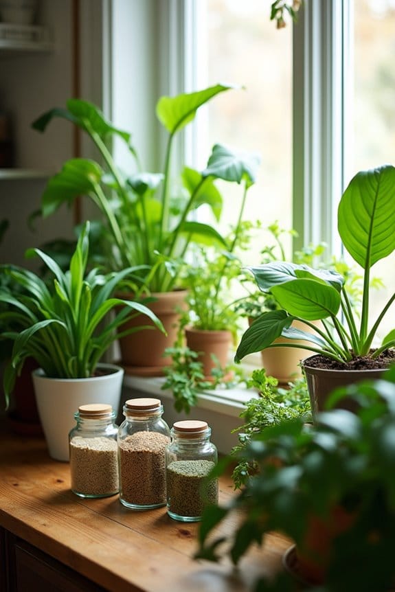 effective indoor plant fertilizing