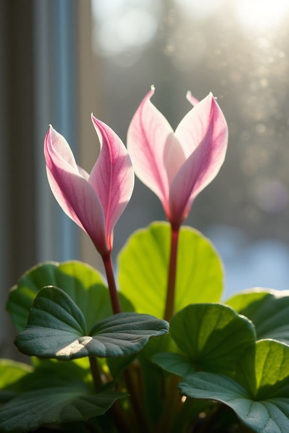 heart shaped winter flower