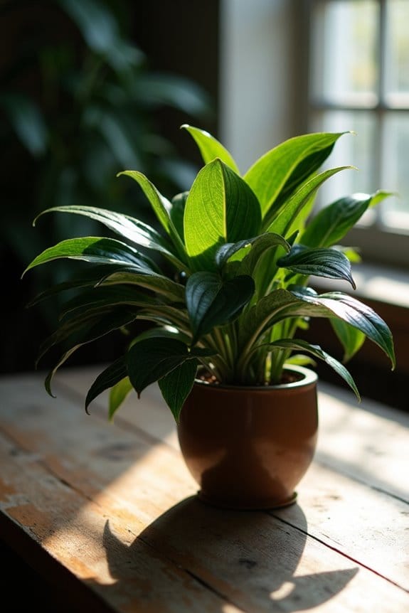 lush foliage thrives indoors