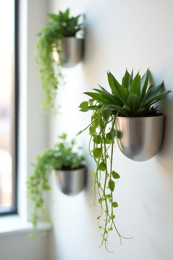 magnetic holders for plants