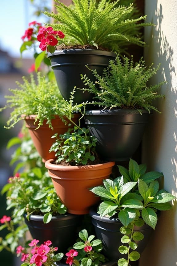 maximize vertical gardening space