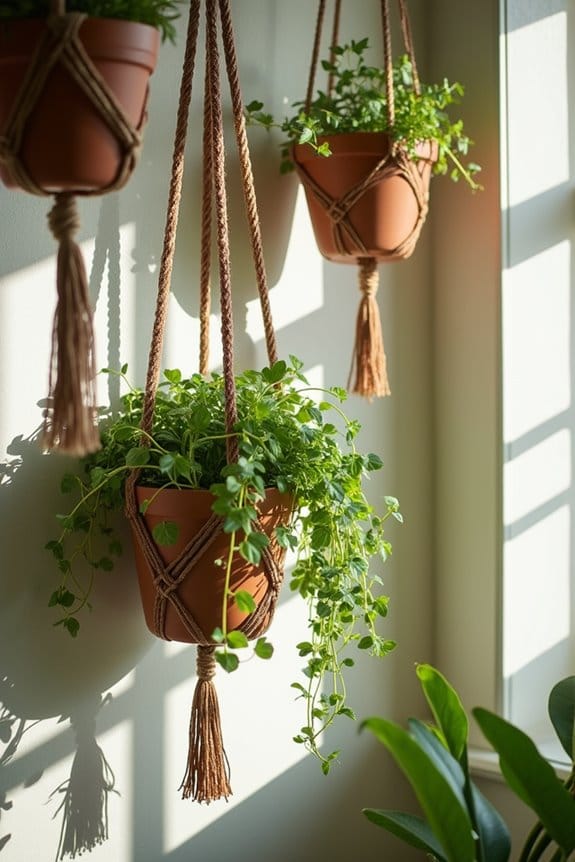 natural fiber plant hangers