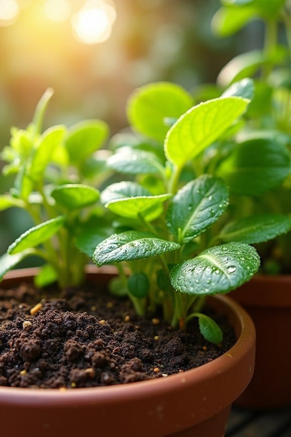 optimal potting mix selection