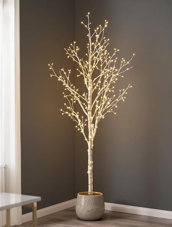 selecting a decorative tree