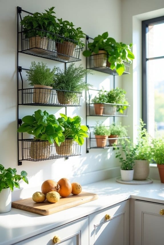 simple wire basket display