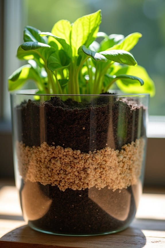 soil type and arrangement