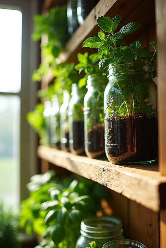 vertical herb garden system