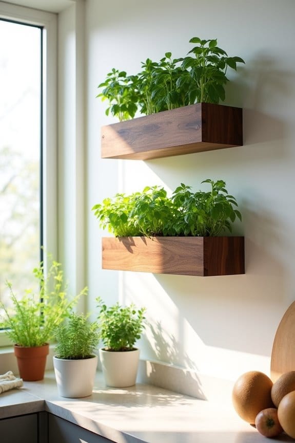 wooden planters for gardens
